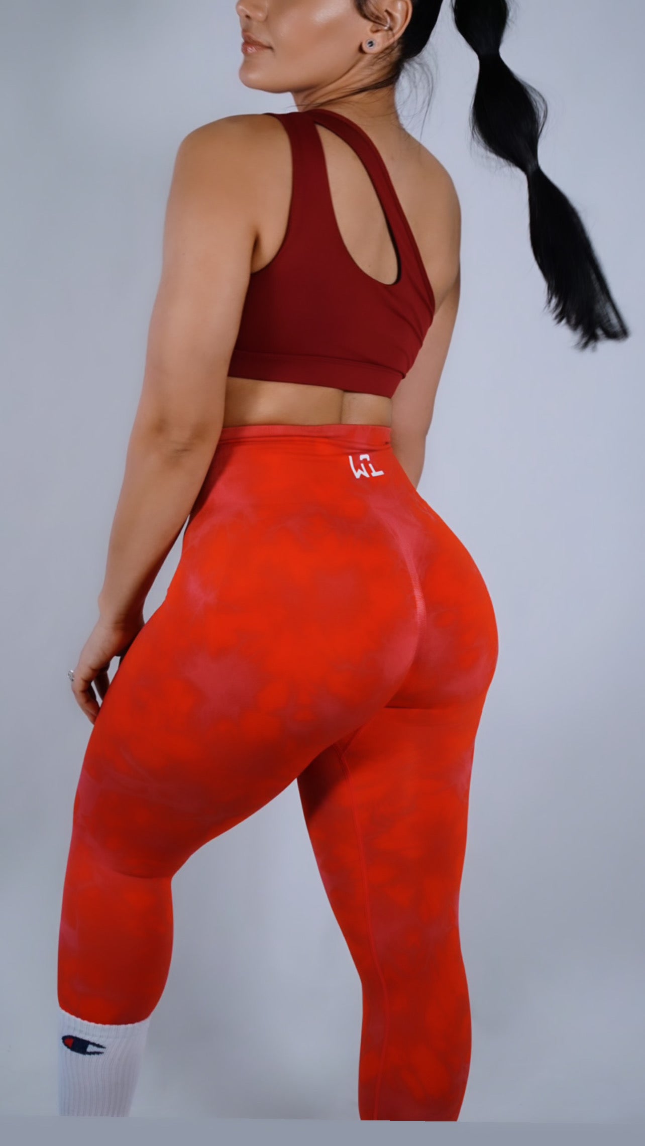 Sujetador deportivo con abertura y un hombro Athletic Support