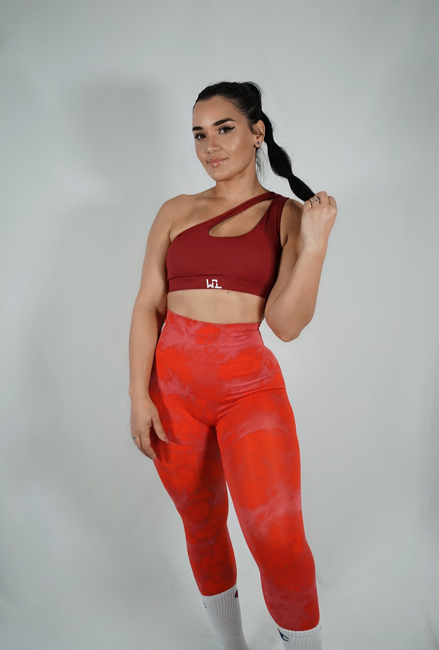 Sujetador deportivo con abertura y un hombro Athletic Support